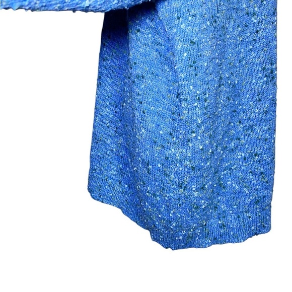 Talbots Blue Popcorn Long Sleeve Sweater - Picture 7 of 14